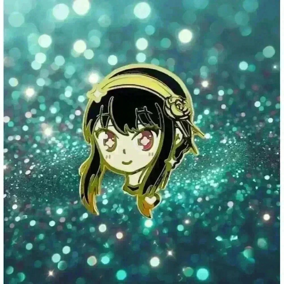 Independent Accessories - Spy X Family Anime Yor Forger Kawaii Enamel Pin